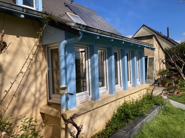 Avo renovation angers realisation menuiserie et maconnerie d une veranda au plessis mace 2024 4