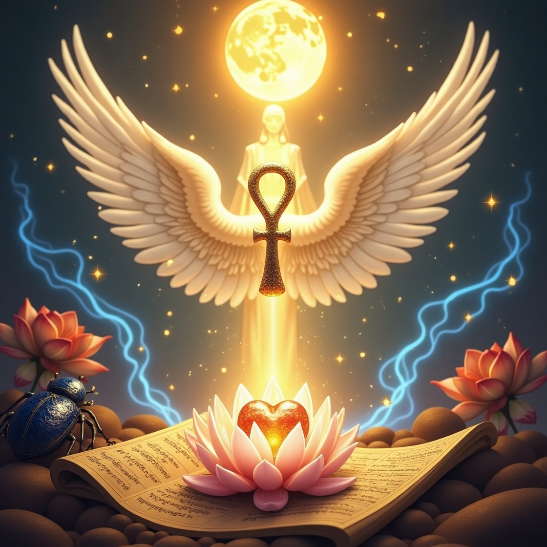 Flux Dev A hyperrealistic and mystical illustration representi 0
