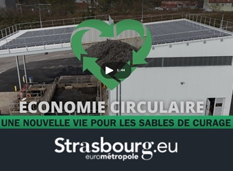 Recyclage des sables de curage