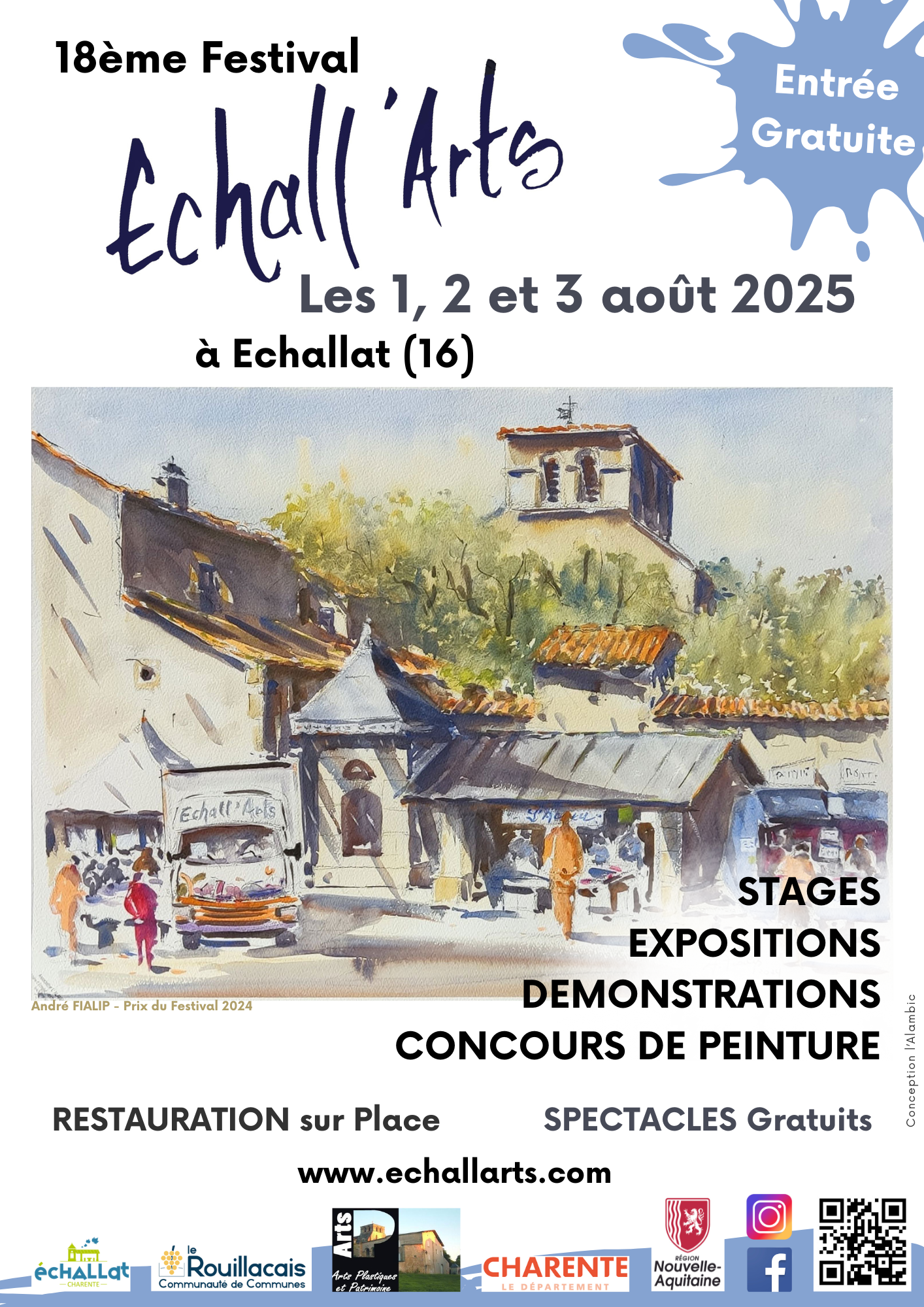 Affiche echallarts 2025 p