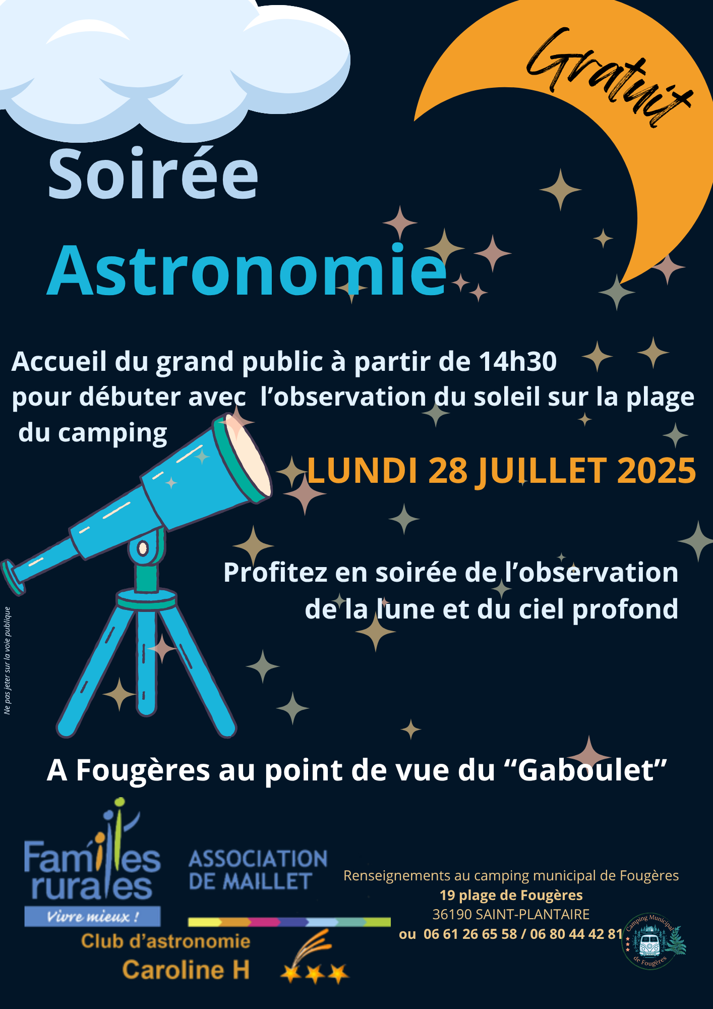 Soirees astronomie 