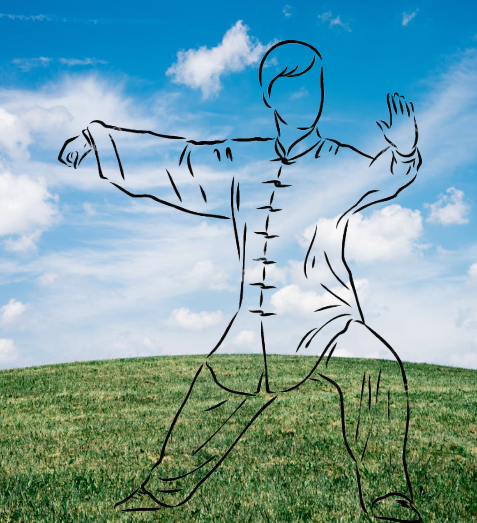 Dessin homme tai chi TAN PIEN-removebg-preview