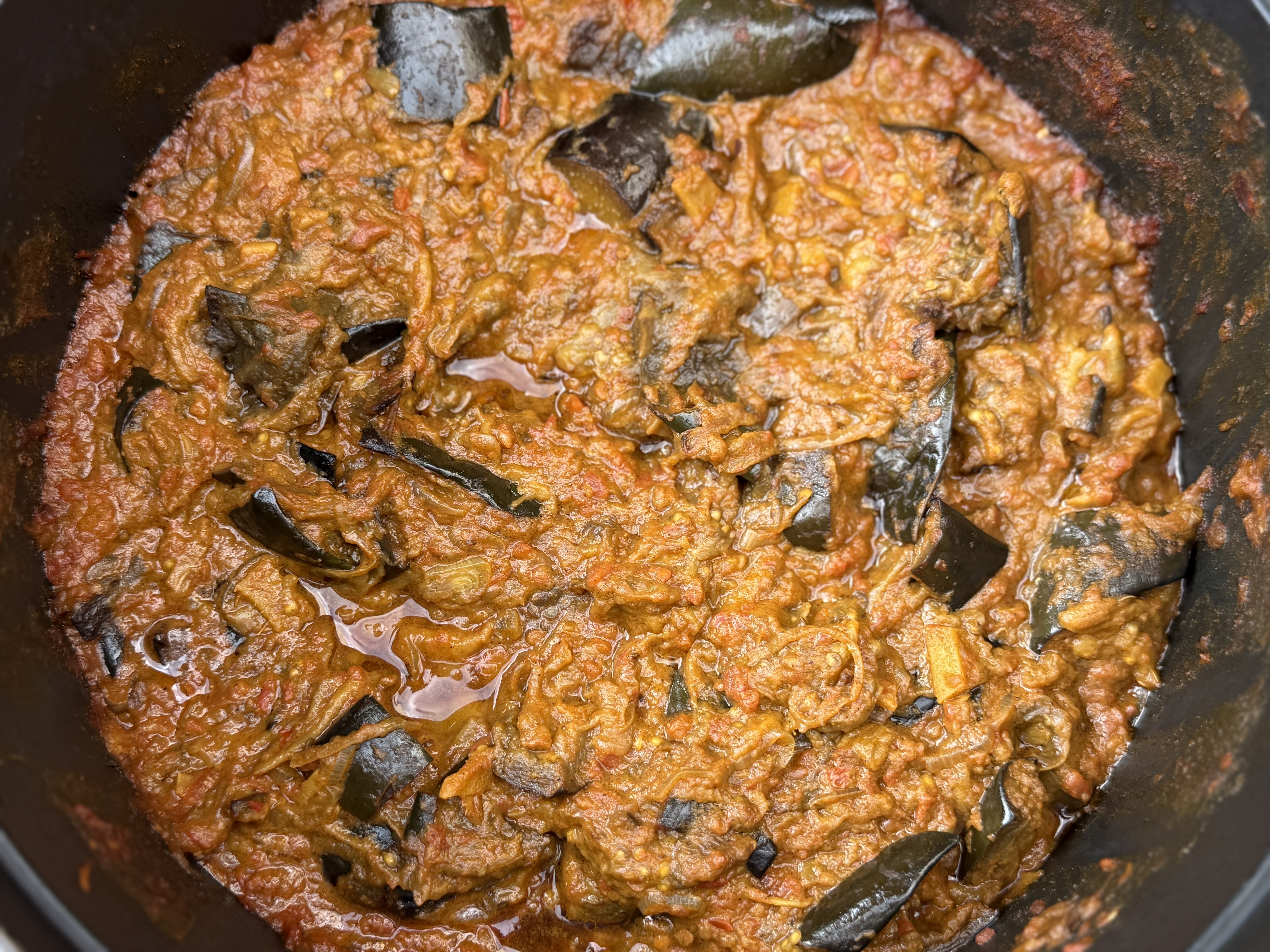 Curry-aubergine