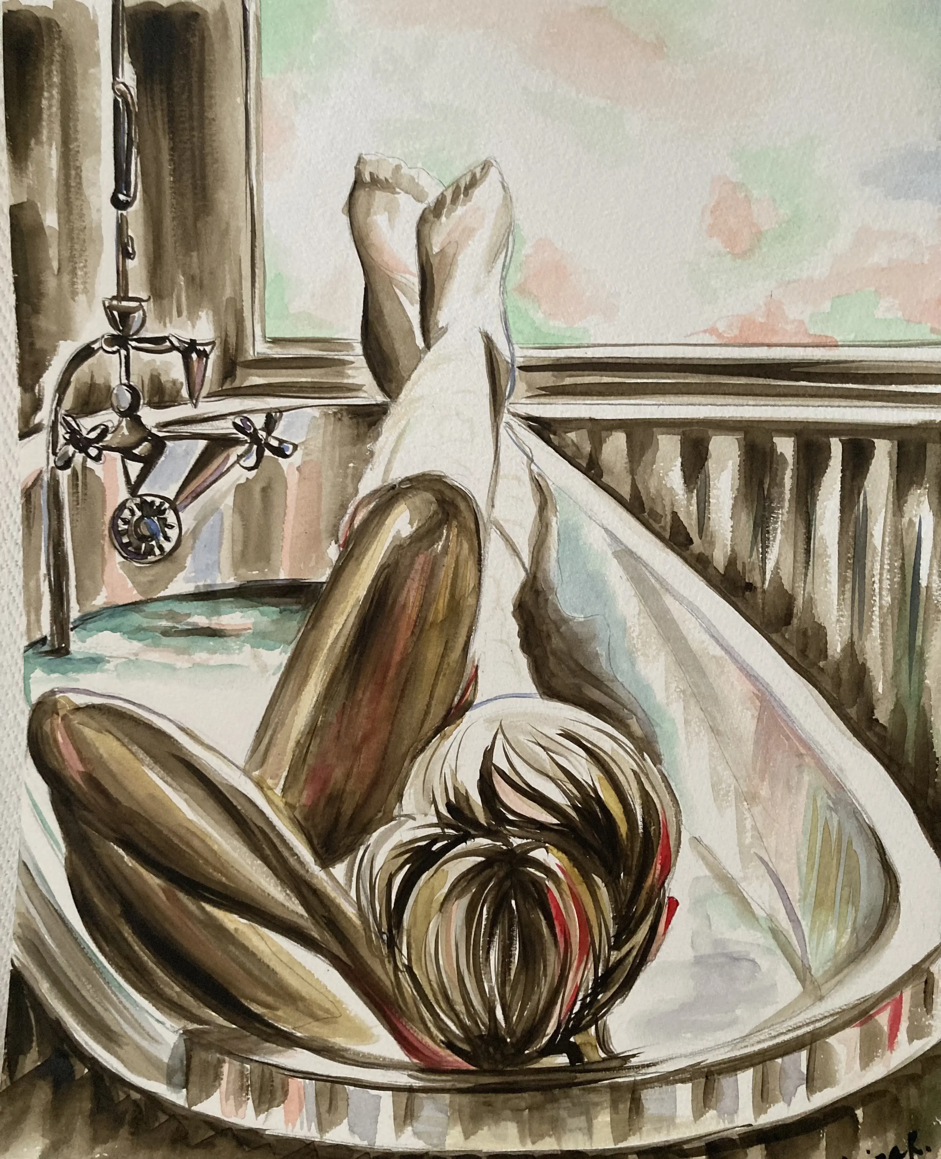 Bain aquarelle irinart 1 