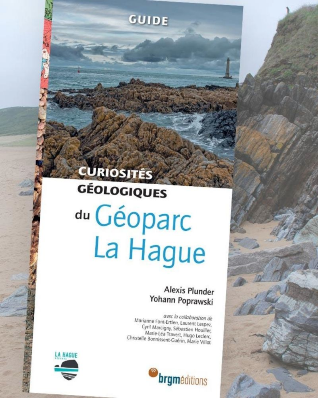 Image du Guide géologique « Curiosités géologiques du Géoparc La Hague ». BRGM Éditions.