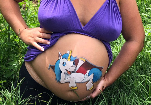 Belly licorne poche1