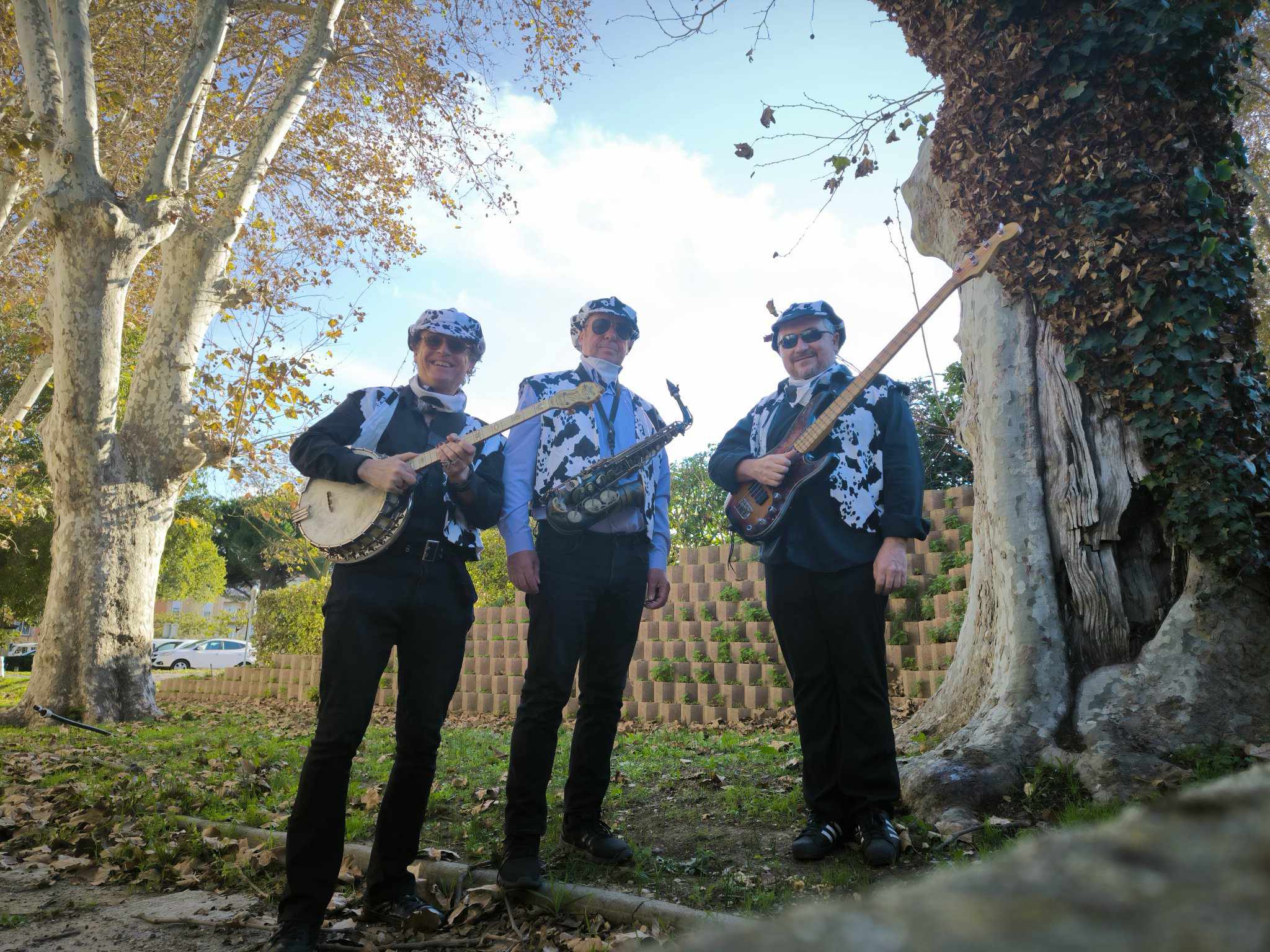 spectacle pour enfants, concert pour enfants, trio de rue à Montpellier, groupe swing acoustique, orchestre new orleans, orchestre mariage