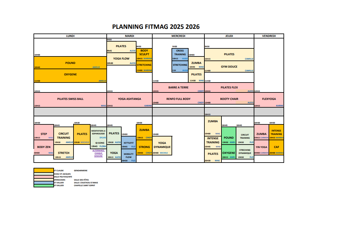 Planning-seul 6 1