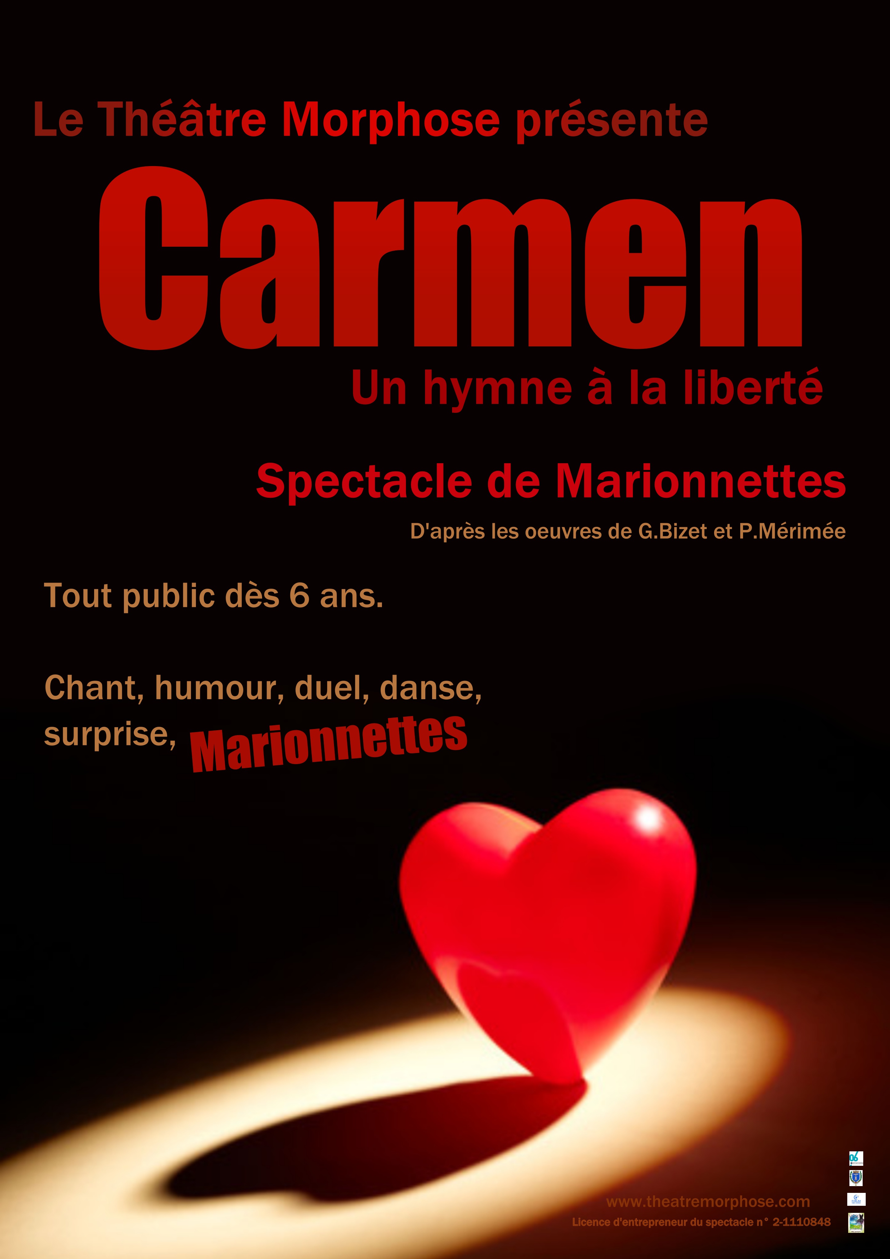 Flyer et affiche carmen verso
