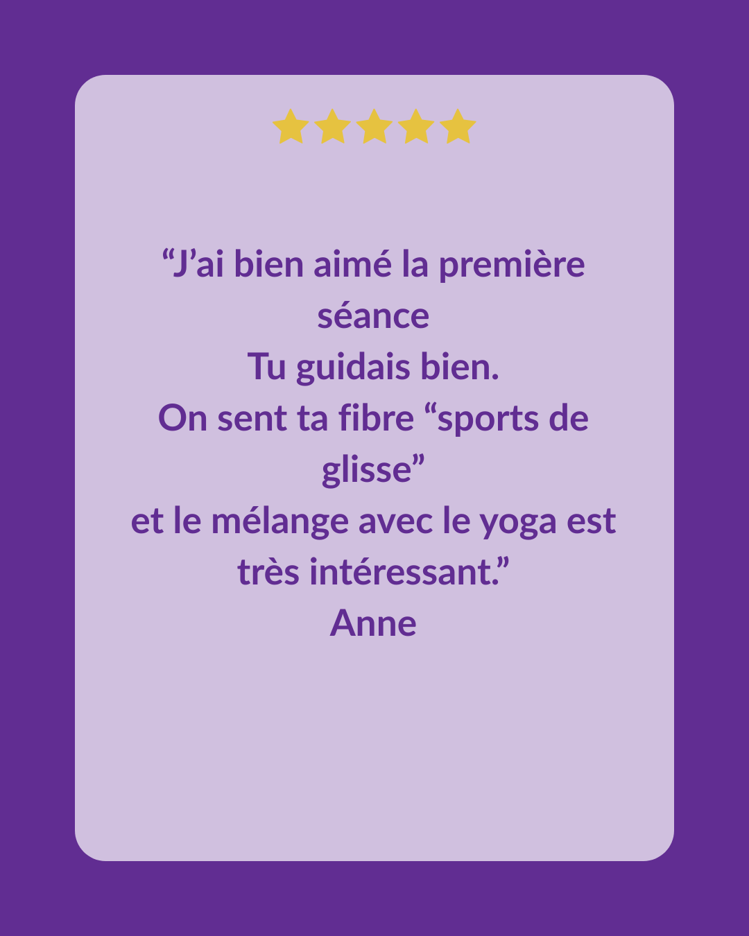Avis programmes
