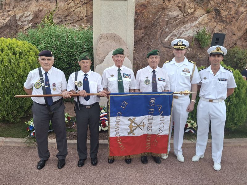 81 ans du débarquement à Théoule sur mer.