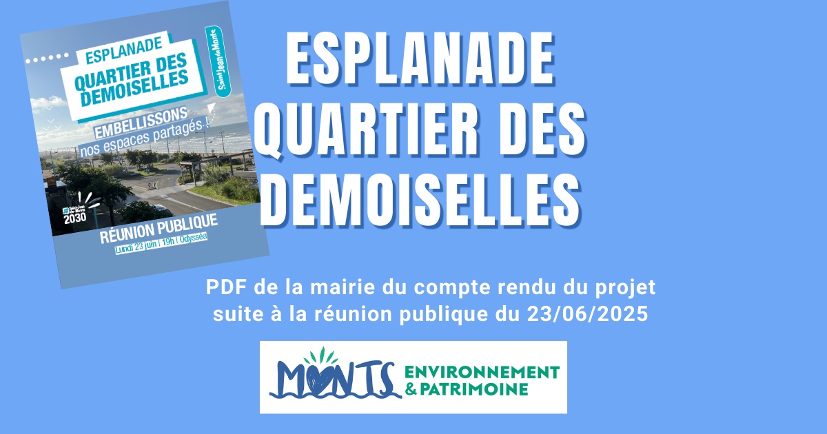 Embellissement Esplanade, Quartier des Demoiselles