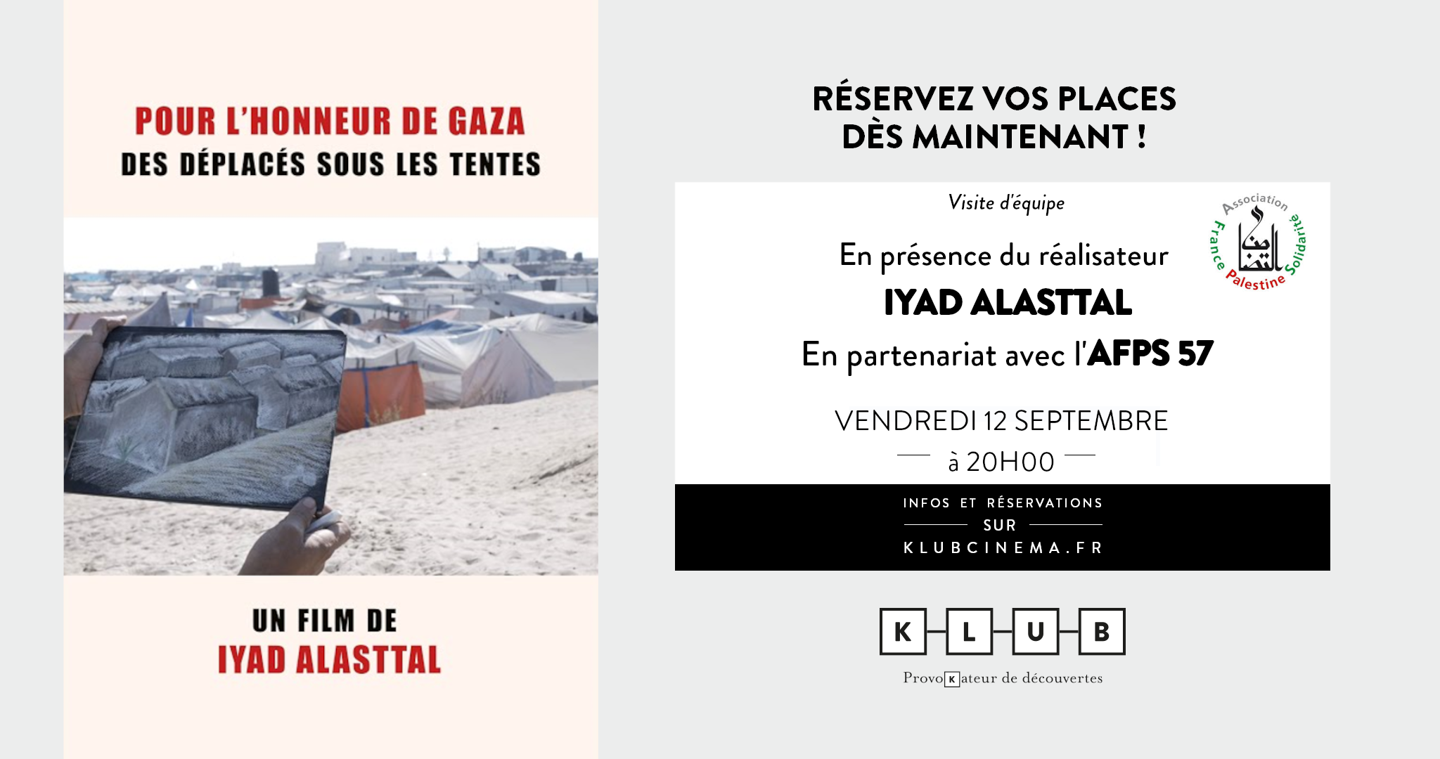 Ciné-débat « Pour l’honneur de Gaza » 