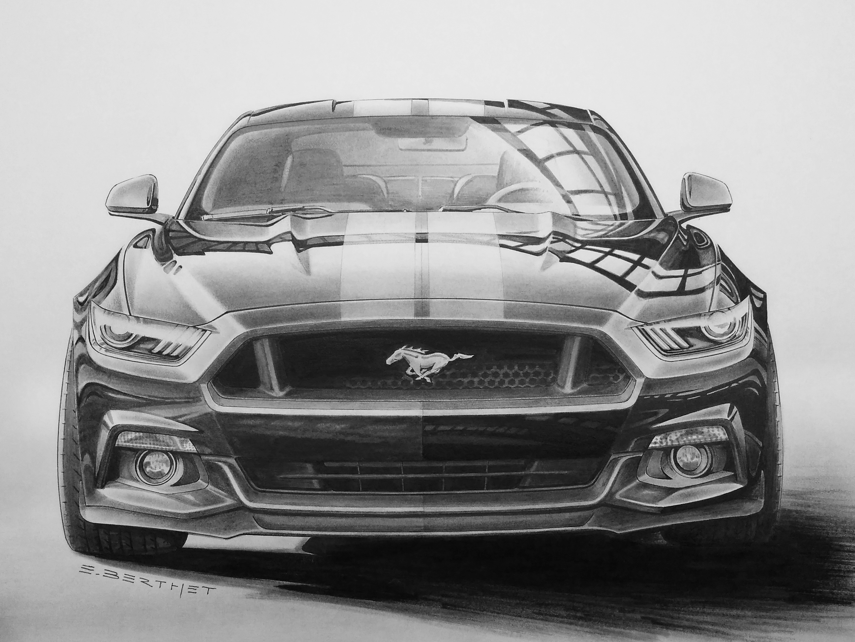 Mustang face av 