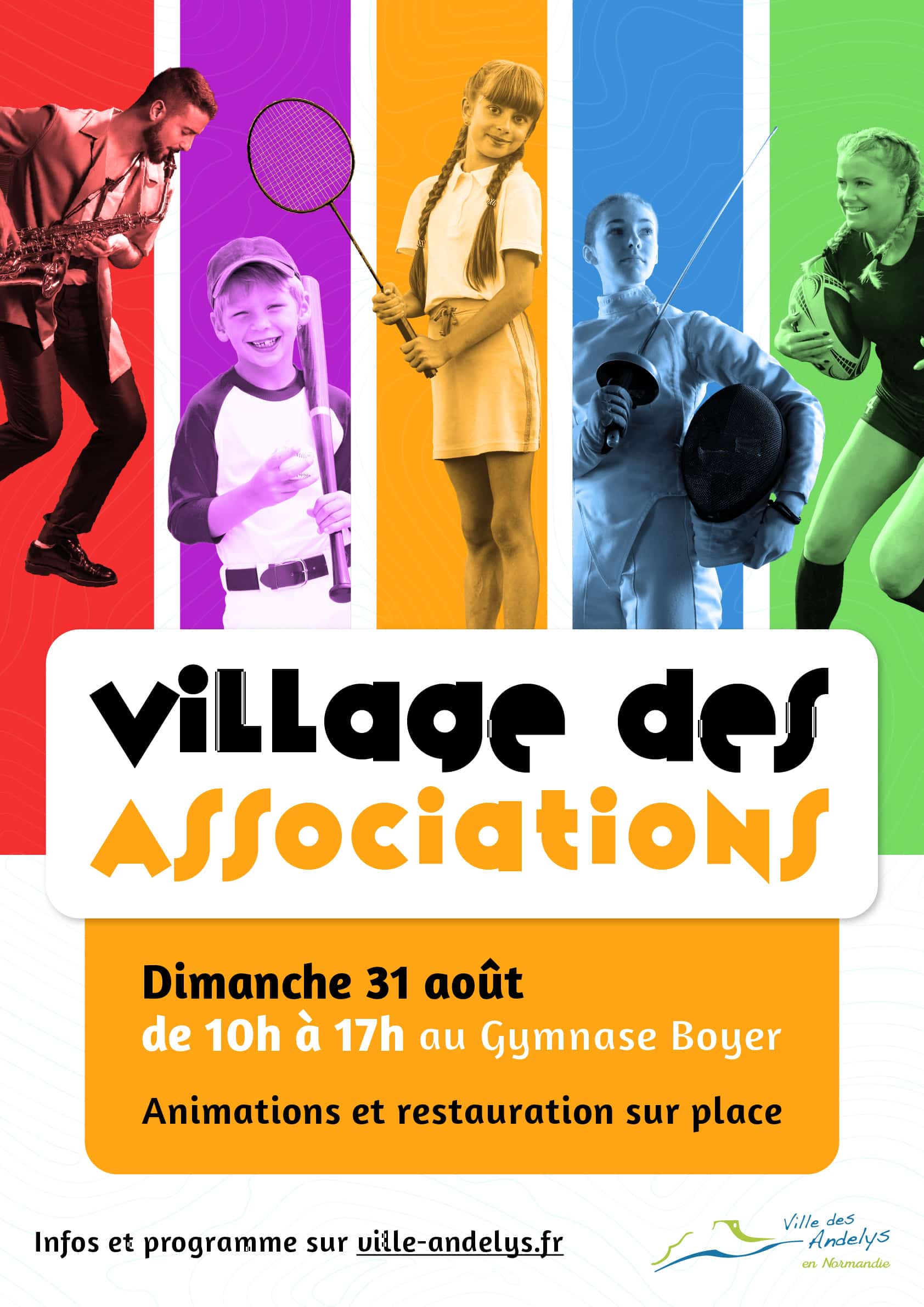 Affiche village des associations 2025