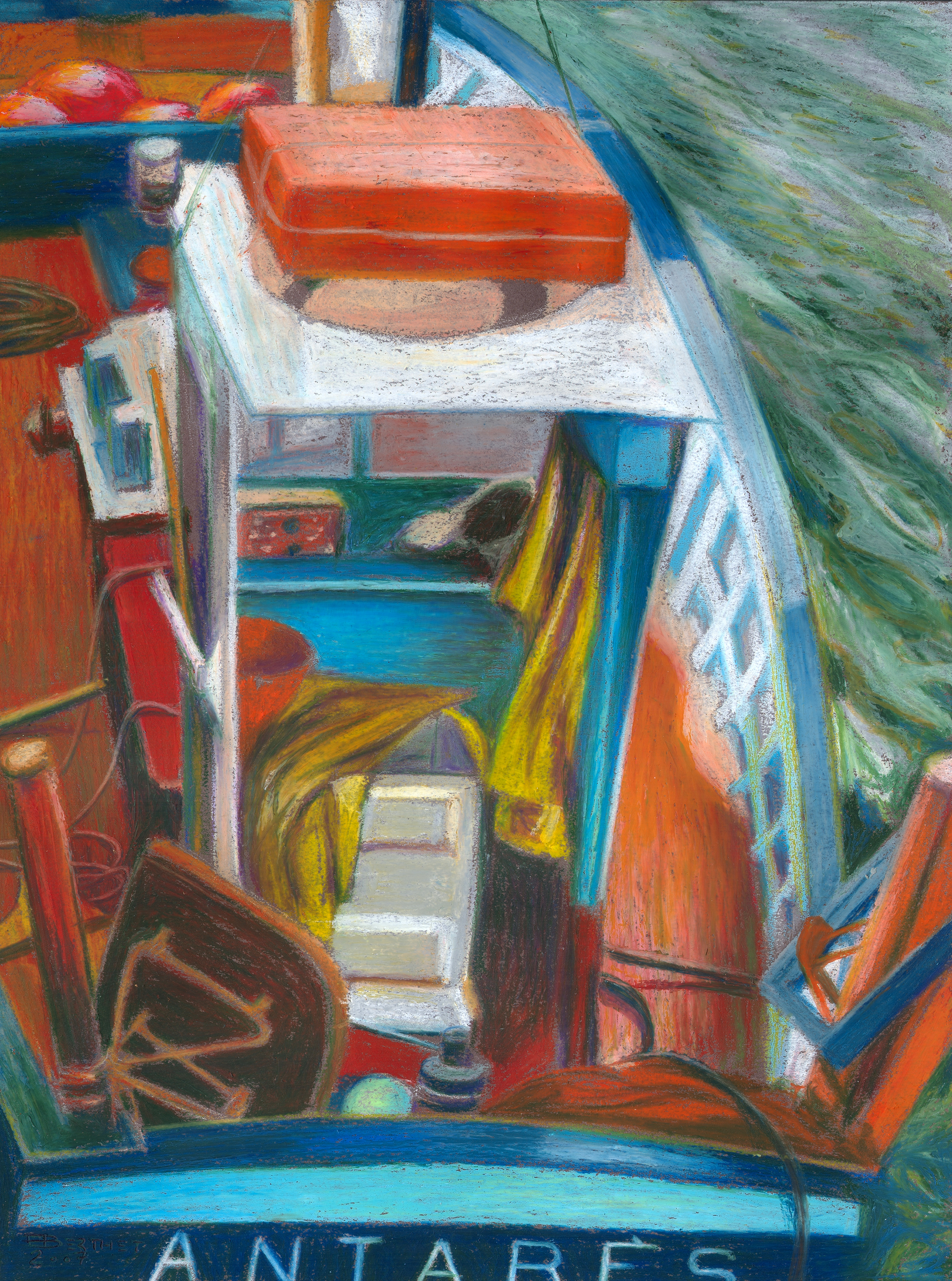 Illustration bateau antares