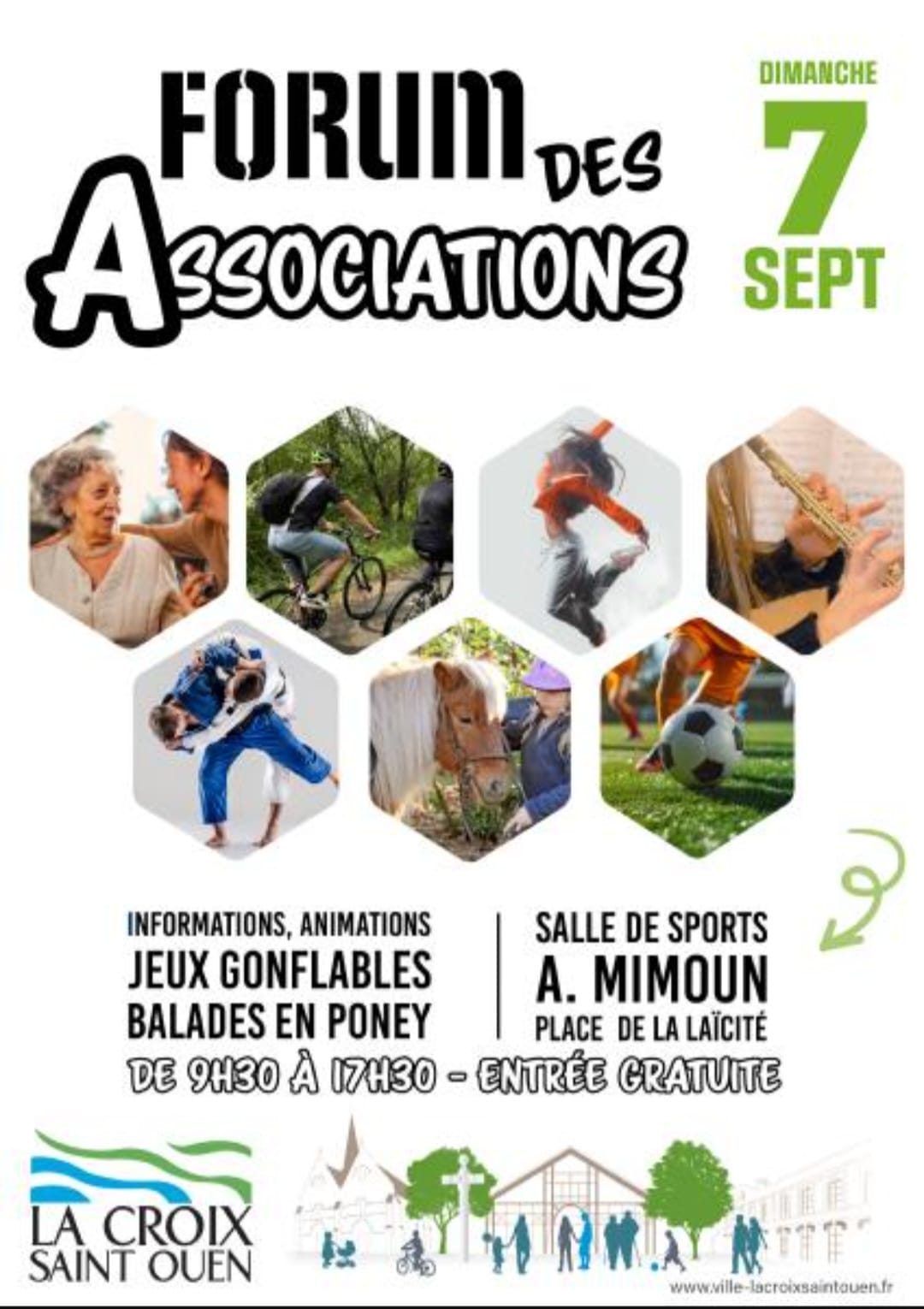 Forum des associations 2025: initiation à l'escalade et test de motricité