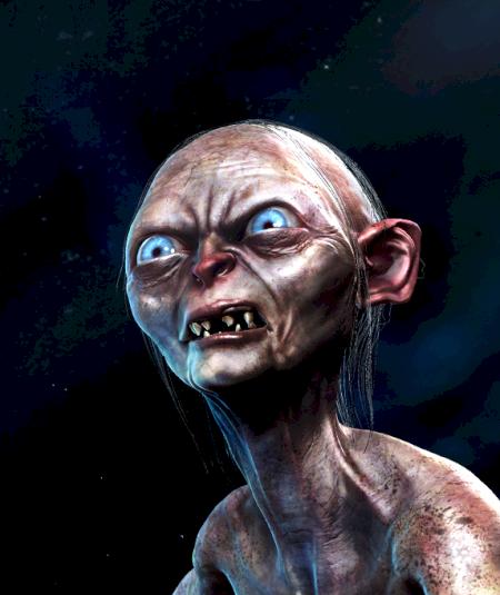 450px gollum portrait