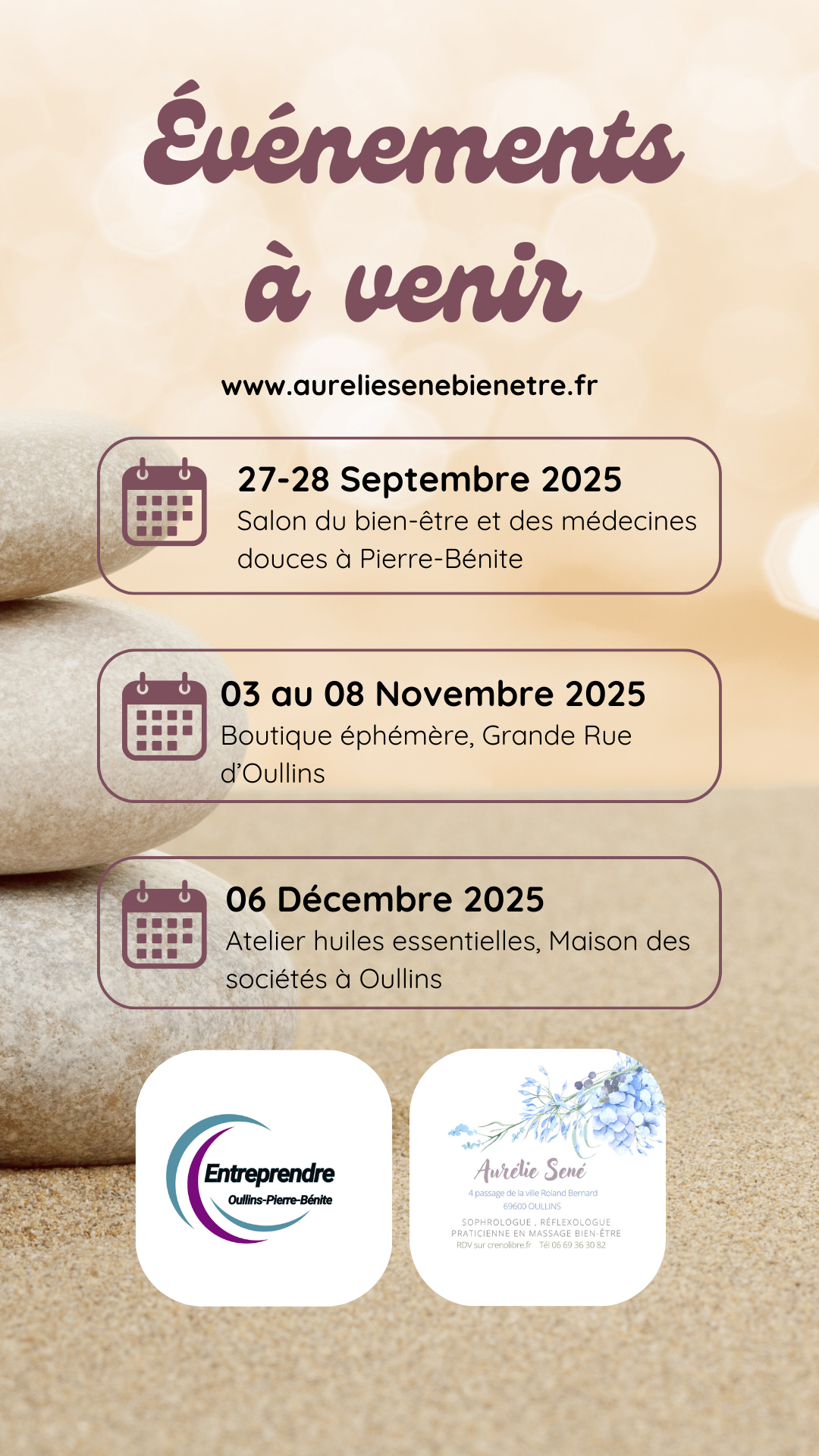 À vos agendas !