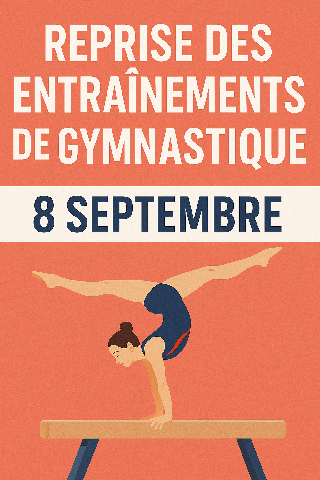 Reprise des entrai nements de gymnastique