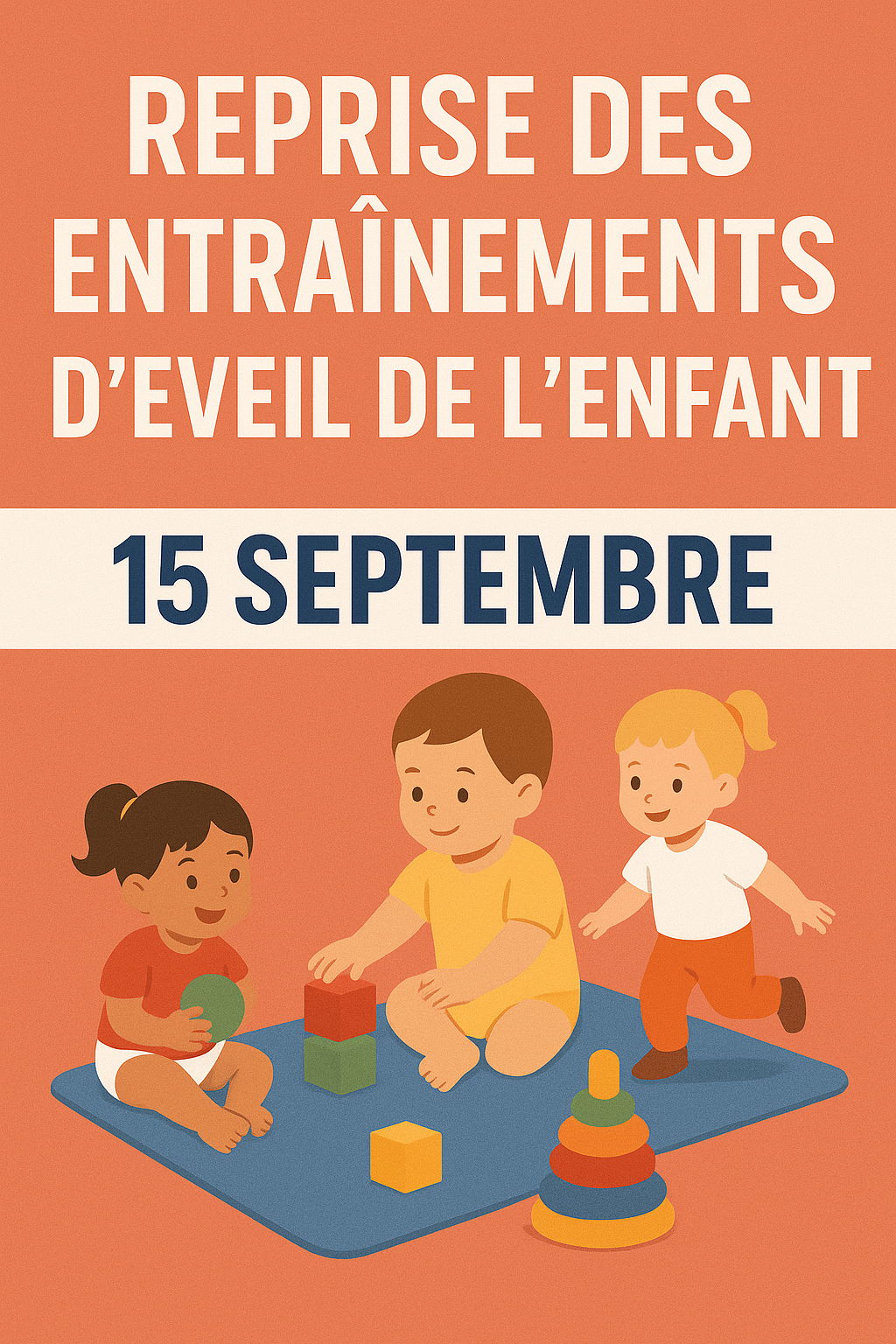 Reprise des entrai nements d e veil enfants 1 