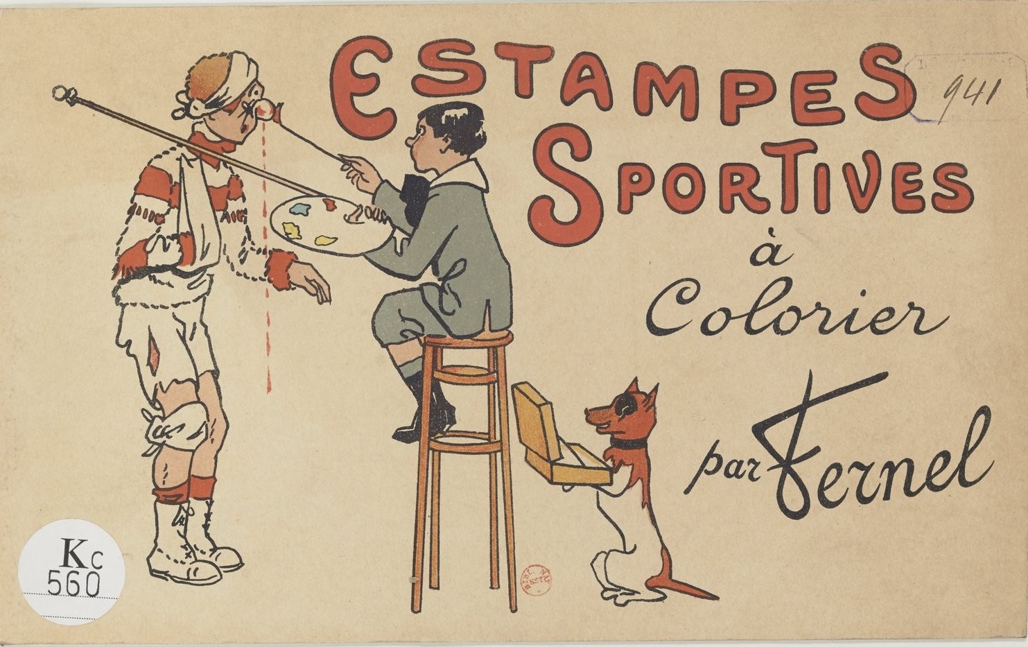 Estampes sportives a colorier    fernel fernand btv1b105092751 1