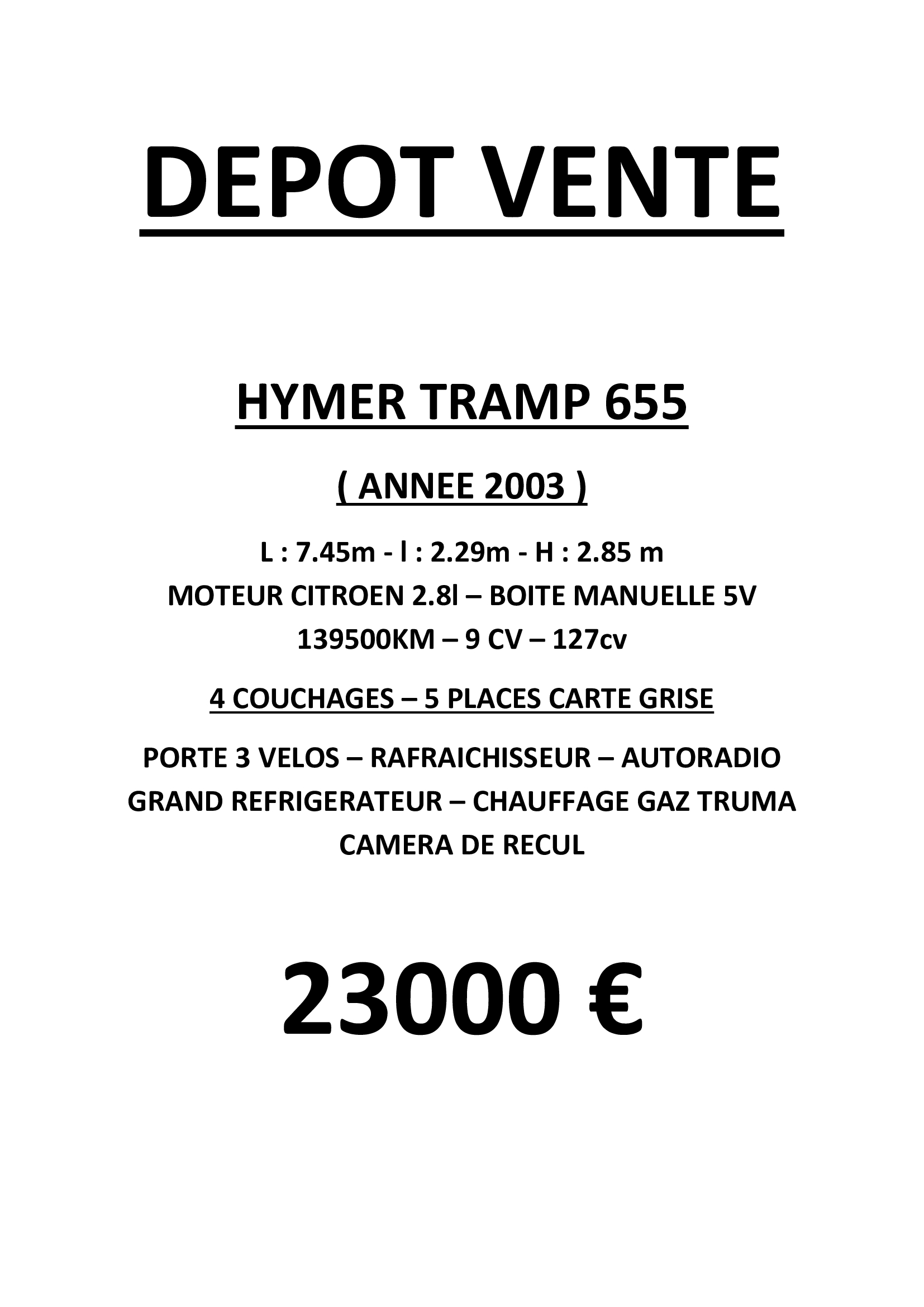 Depot vente 1 model martineau