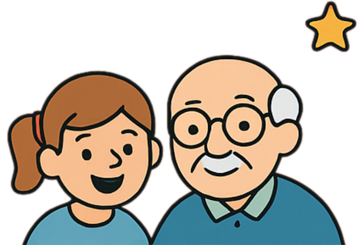 Image-papie-et-petite-fille