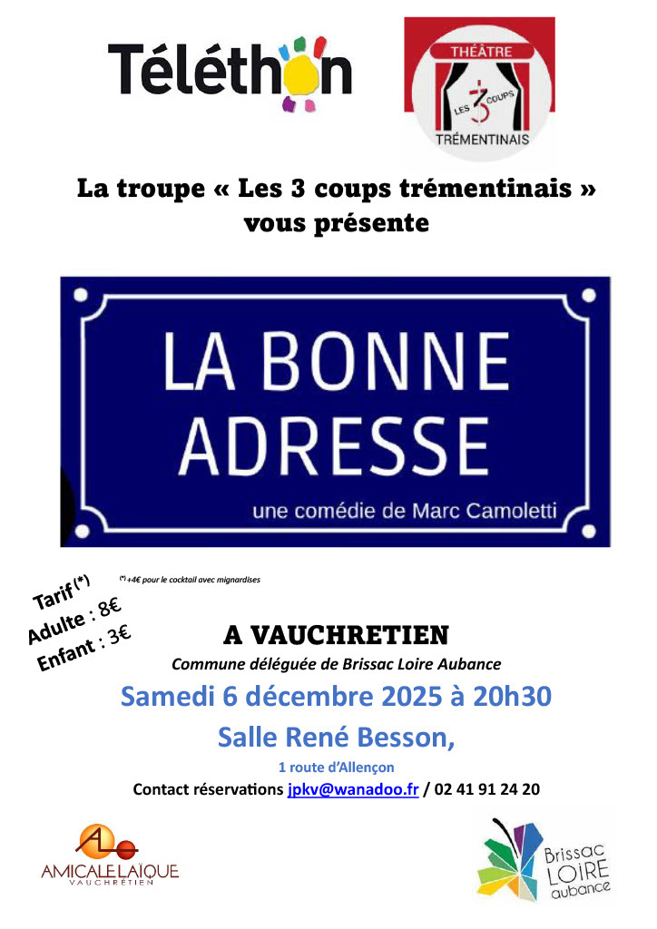 Affiche La Bonne Adresse