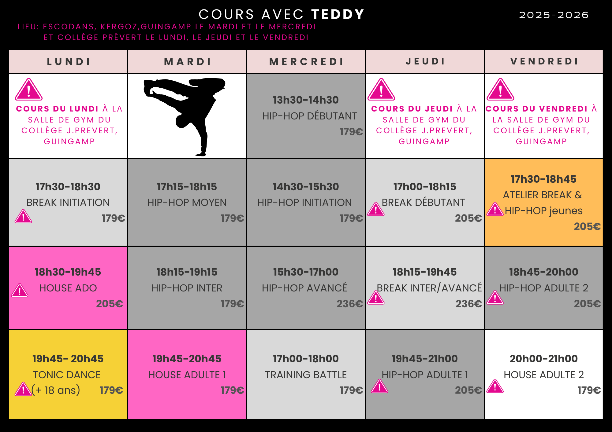 Cours-teddy