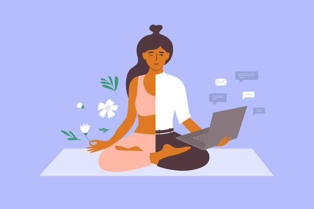 Illustration travail relaxation