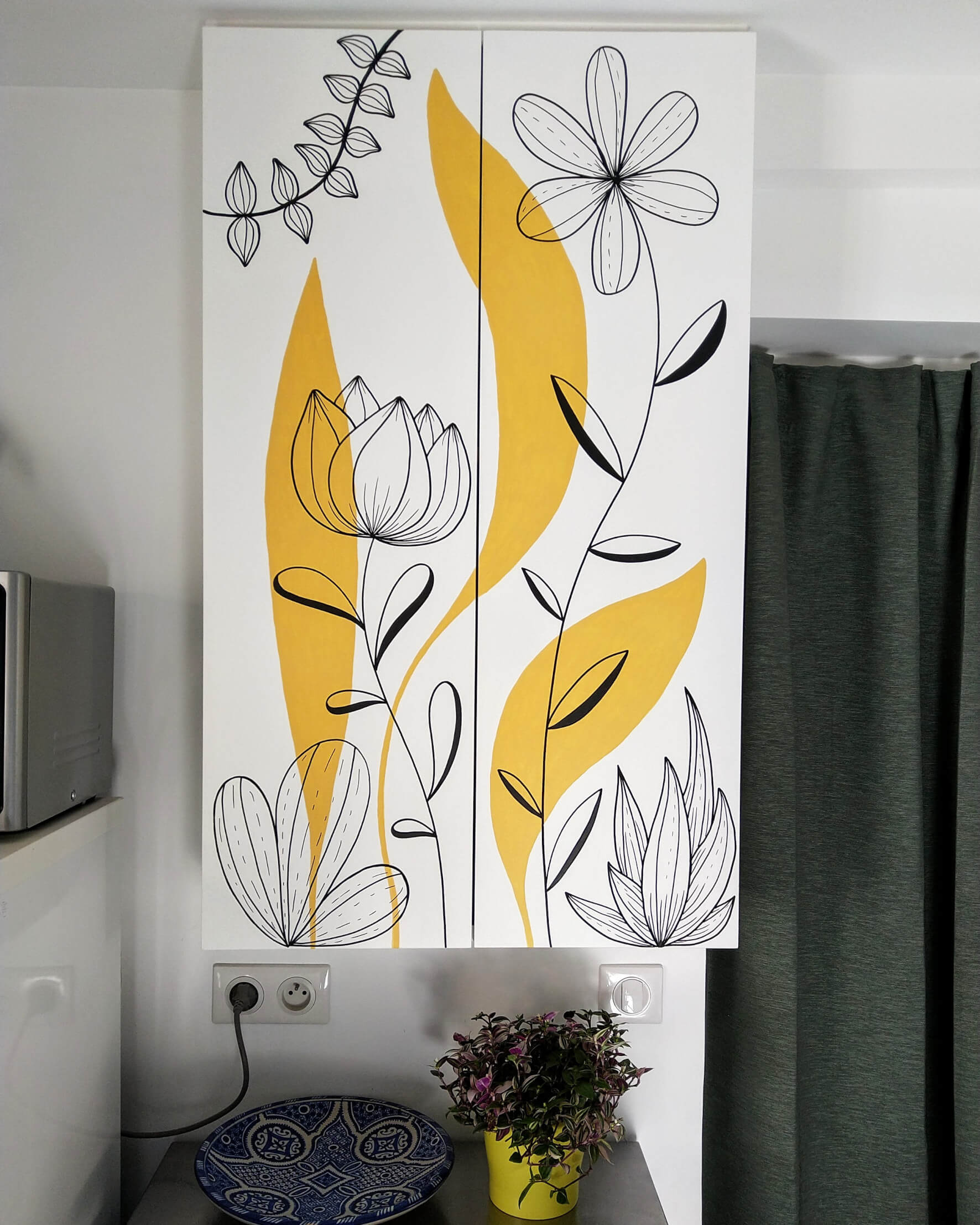 Peinture murale par Camille Fauquet