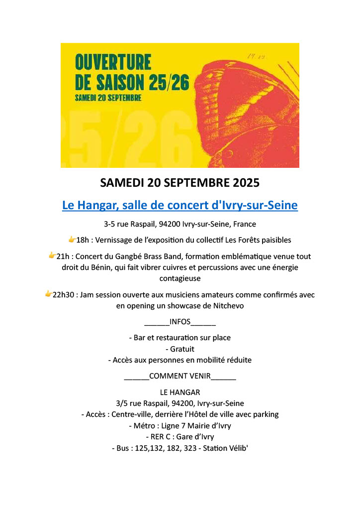 Affiche 20 septembre 2025