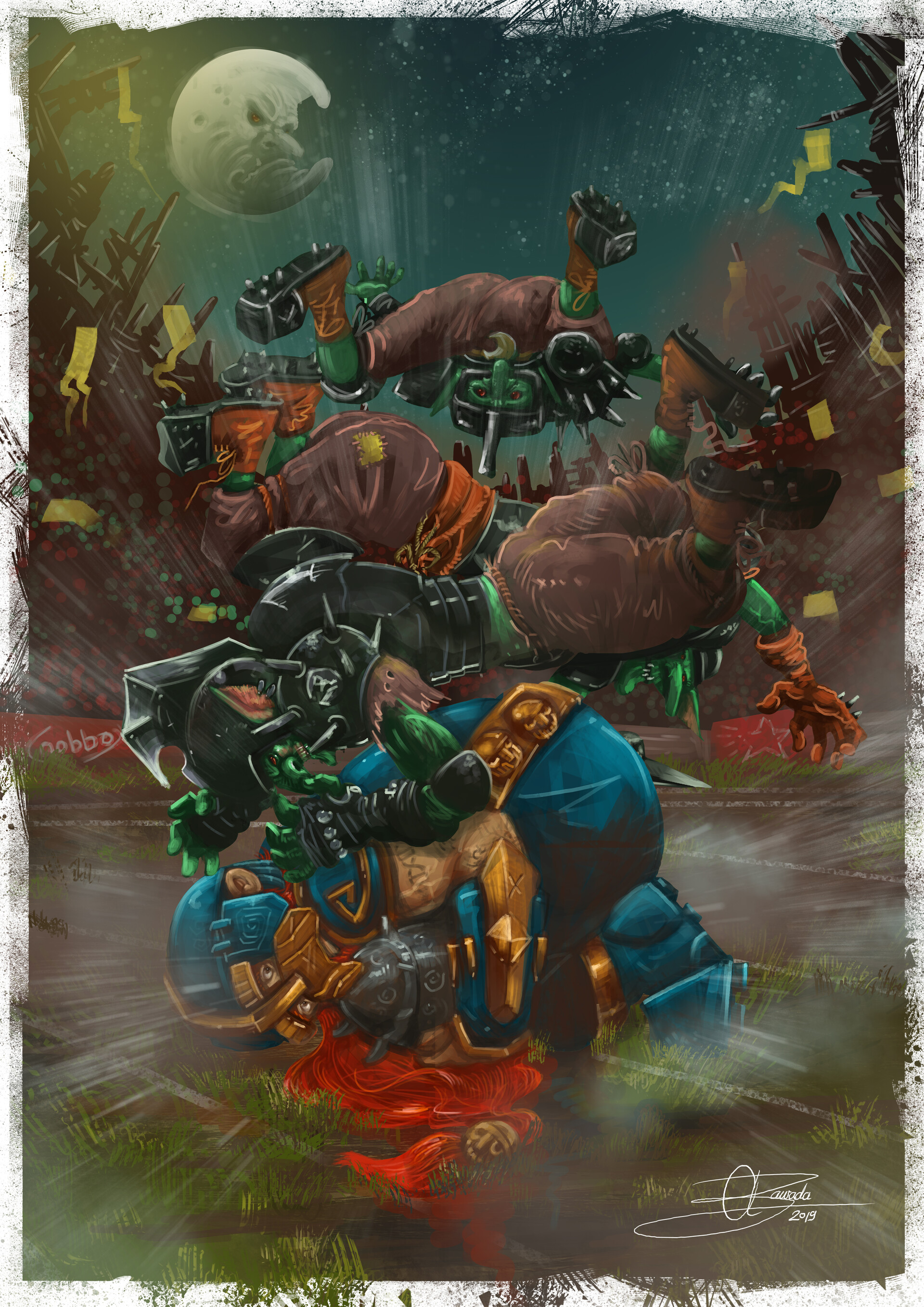 Aleksander zawada bloodbowl illustration 02 large