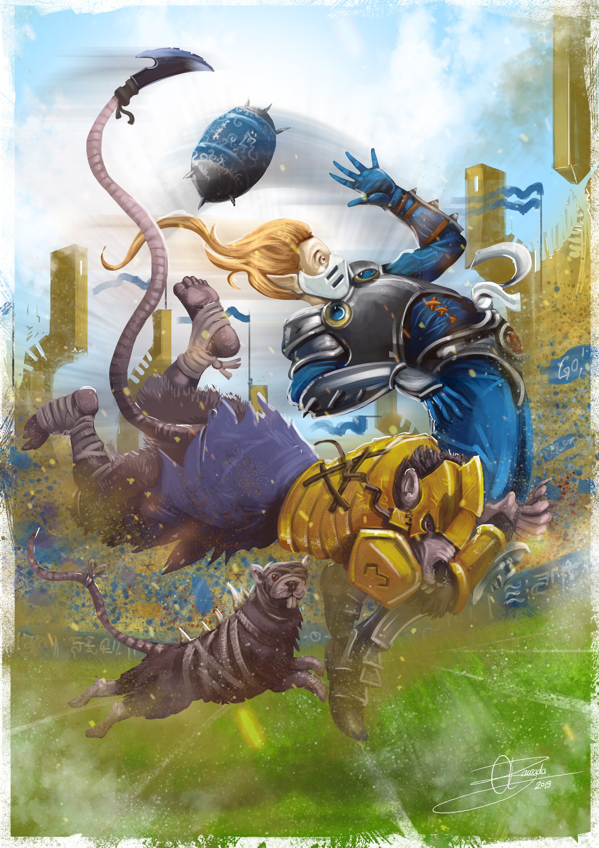 Aleksander zawada bloodbowl illustration 03