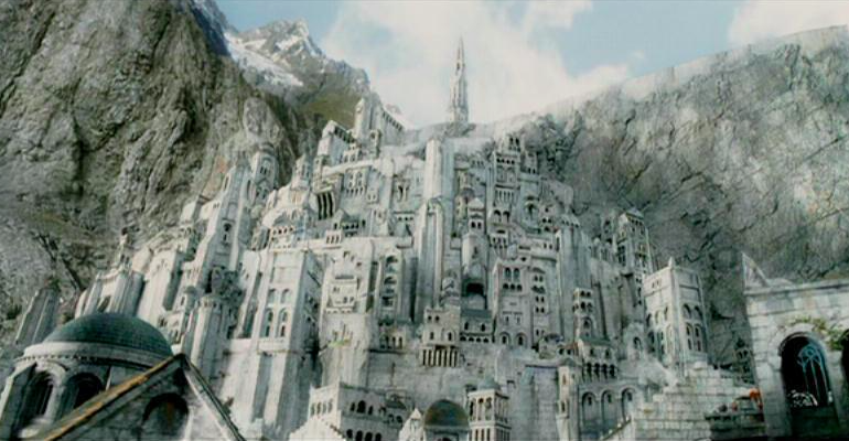 Minas tirith seigneur des anneaux tolkien