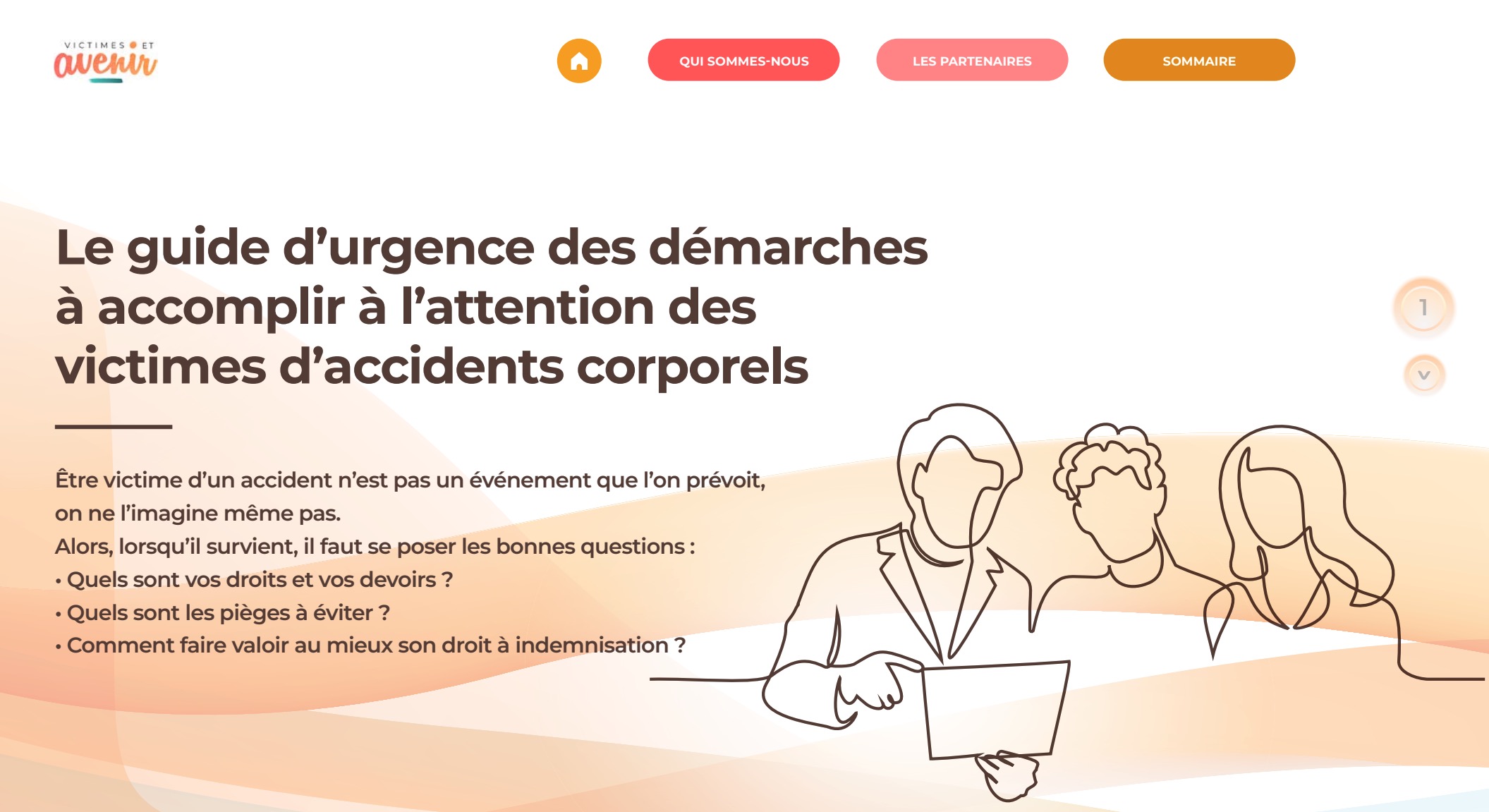 Le guide d’urgence des démarches à accomplir à l’attention des victimes d’accidents corporels