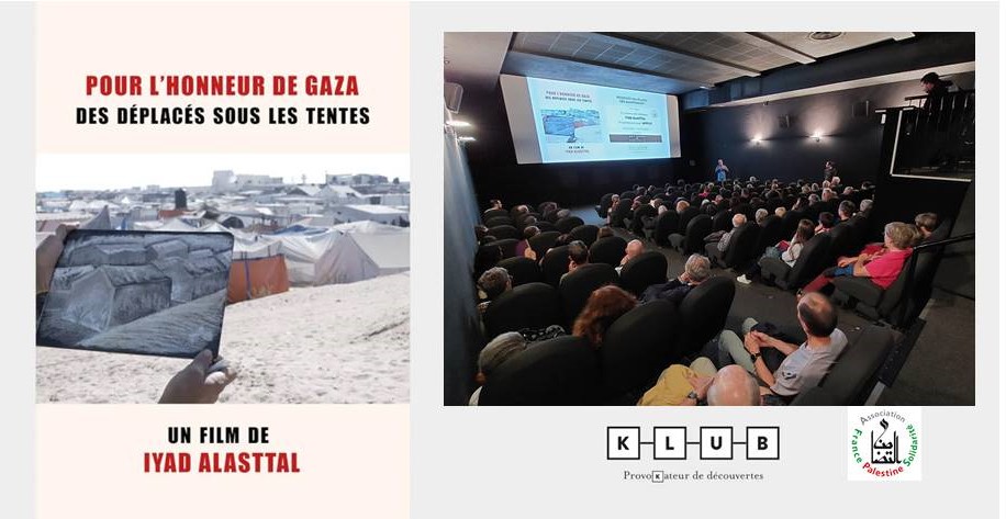 Belle participation aux Ciné-débat « Pour l’honneur de Gaza » 