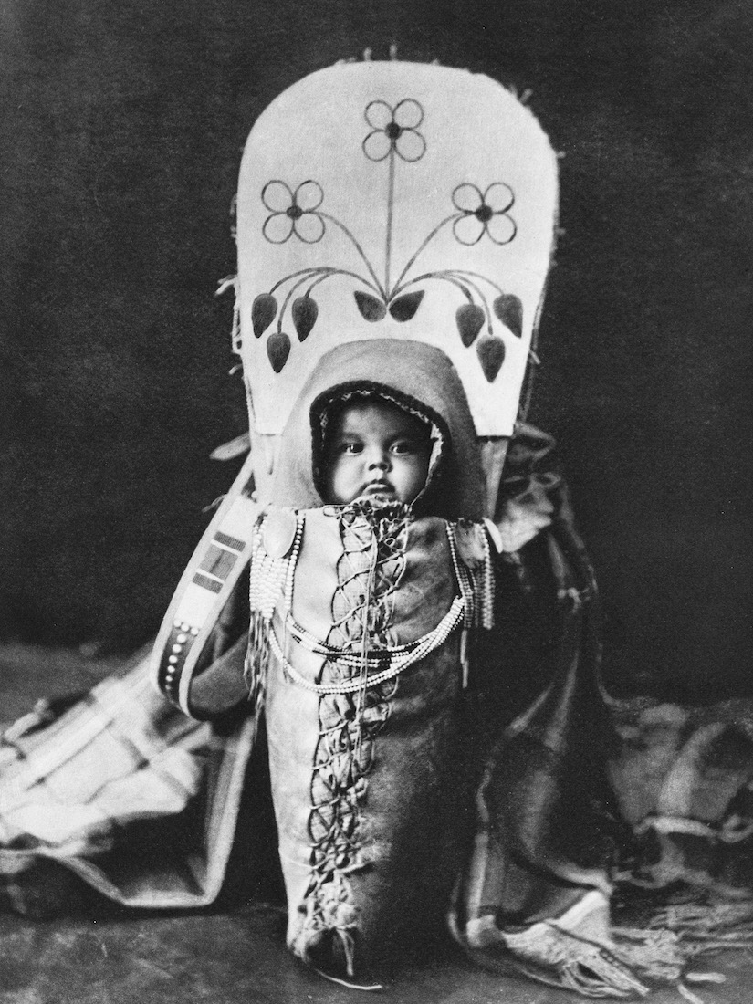 Indiens curtis bebe nez perce