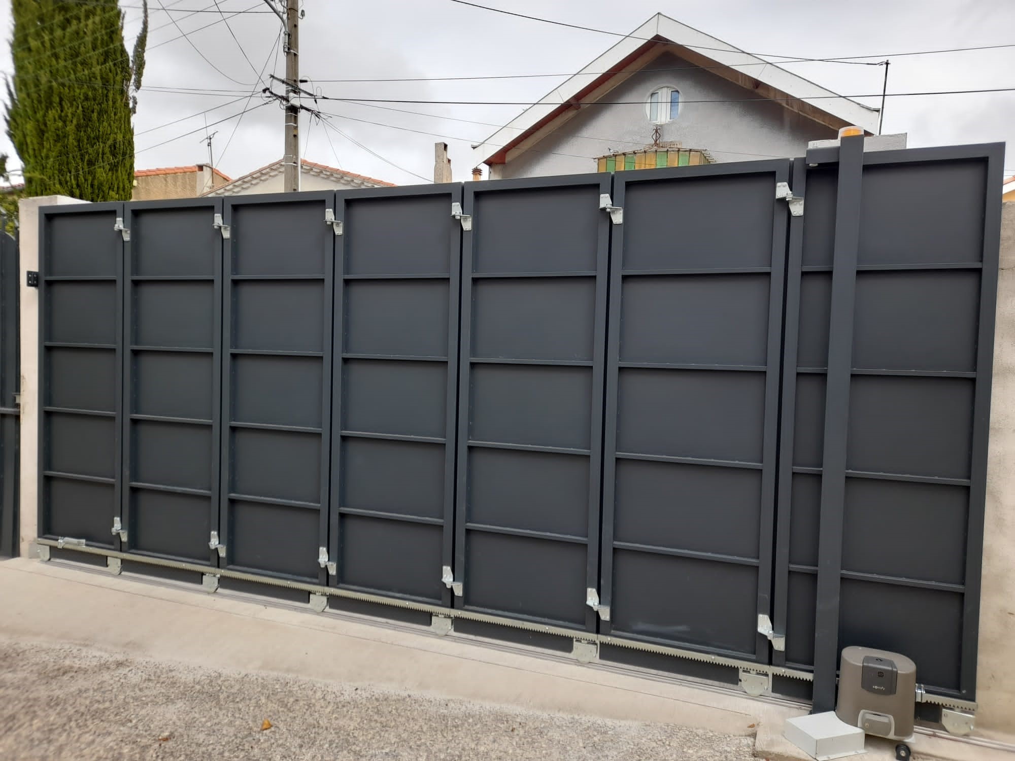 Carnac coulissant sectionnel motorise vue interieure