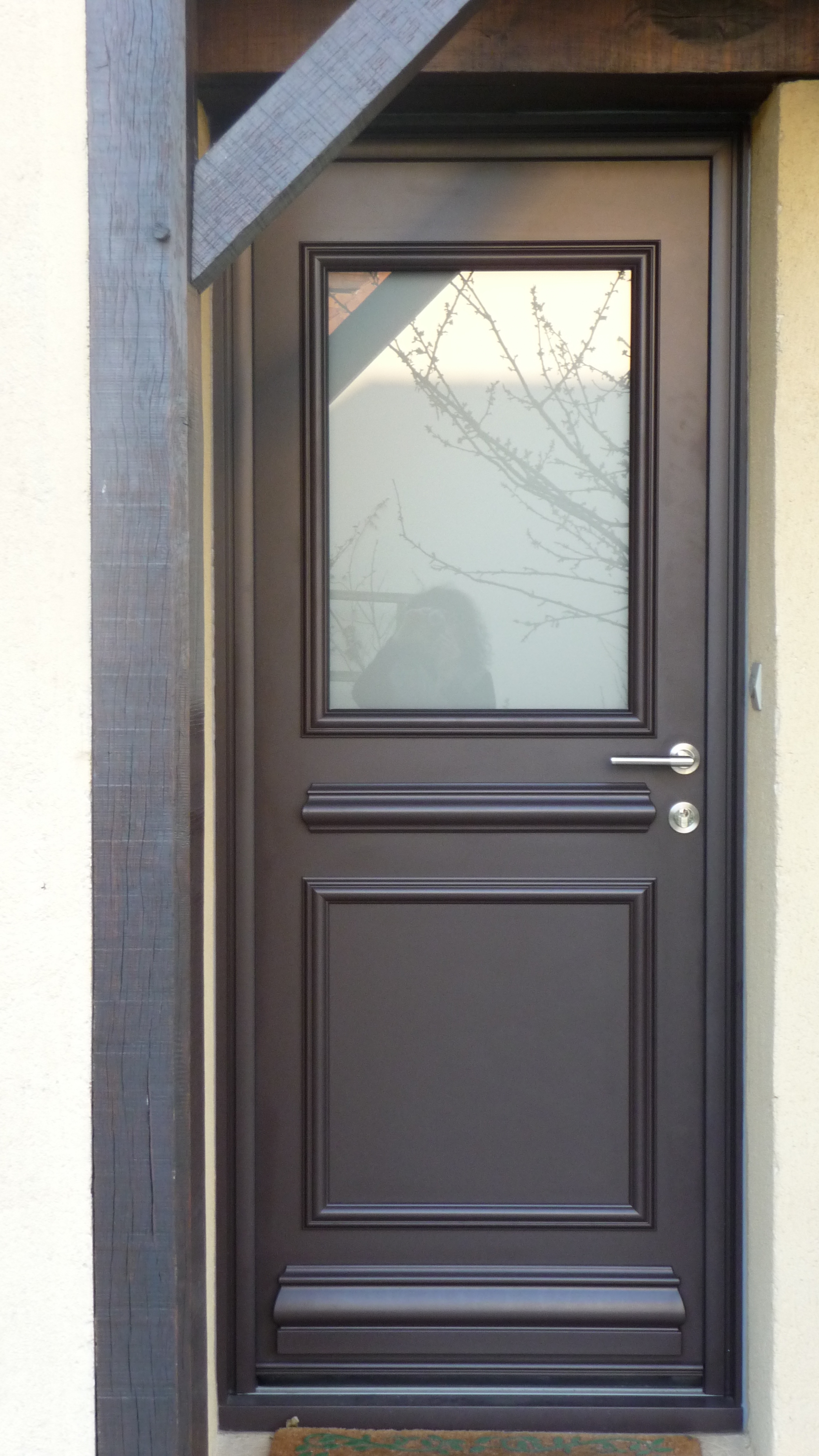 Porte aluminium traditionnelle