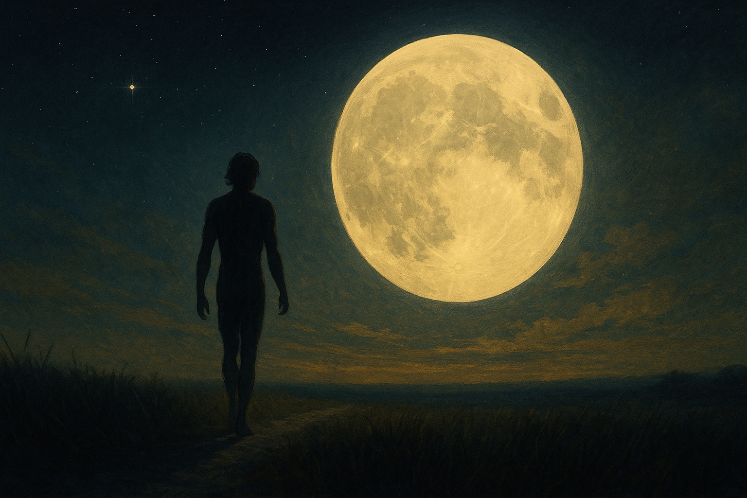 Dans le ventre de la nuit, je m'avance