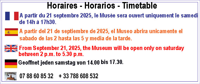 Le Musée du Téléphone prend ses horaires d'hiver
