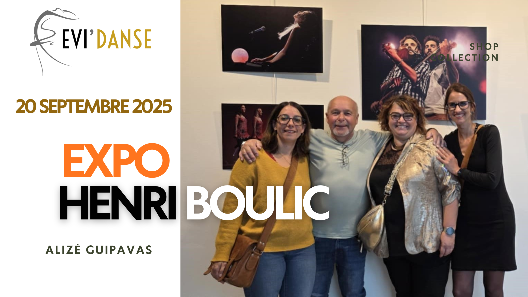 📸 Evi’Danse à l’exposition “Le regard d’Henri Boulic”