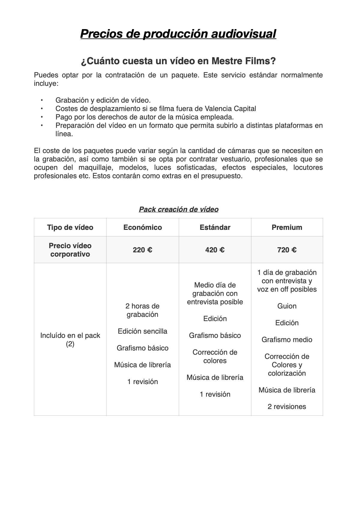 Precios-Videos-Mestre-Films-1