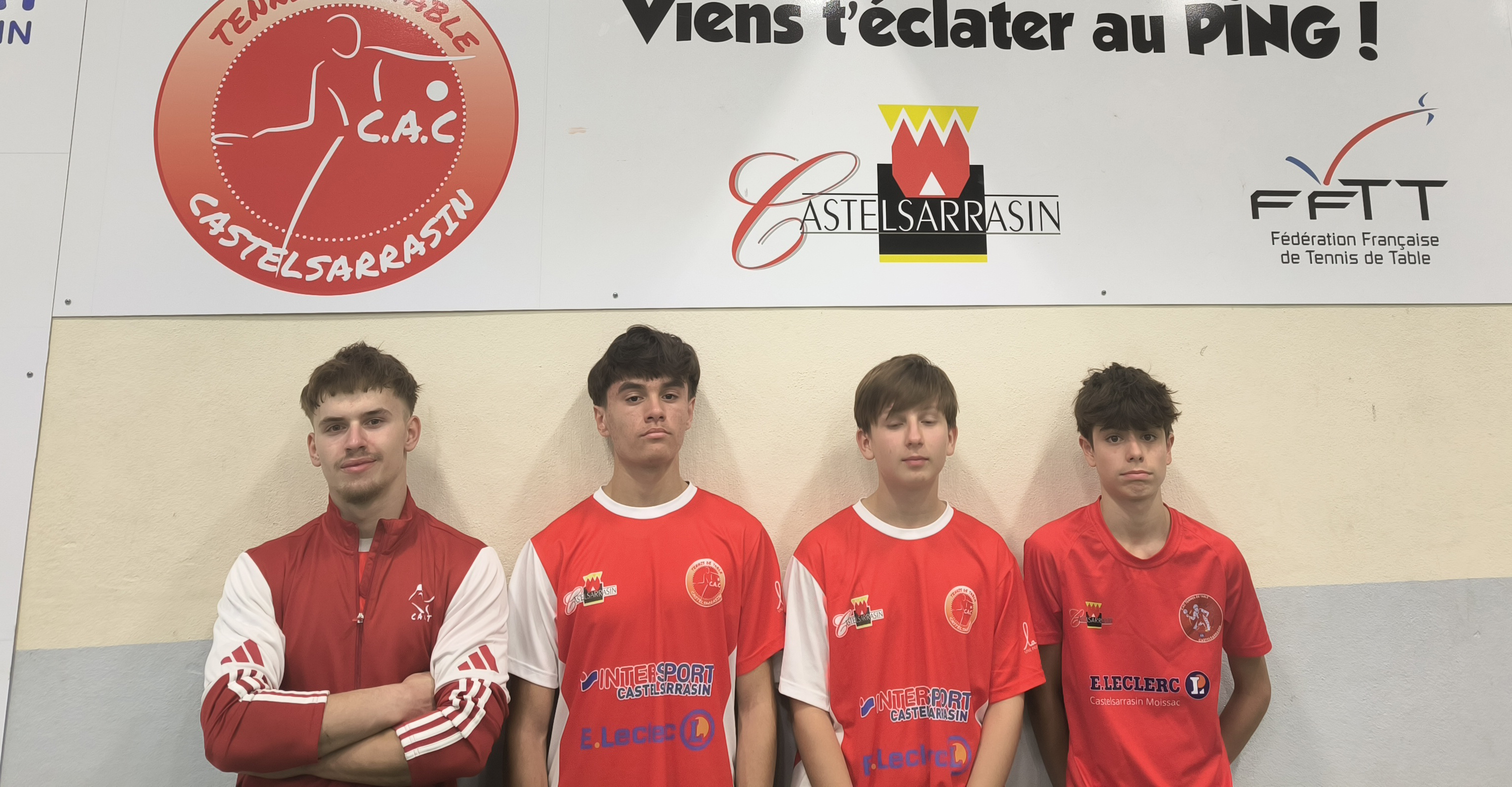 Un bon week-end de championnat par équipe au CAC tennis de table