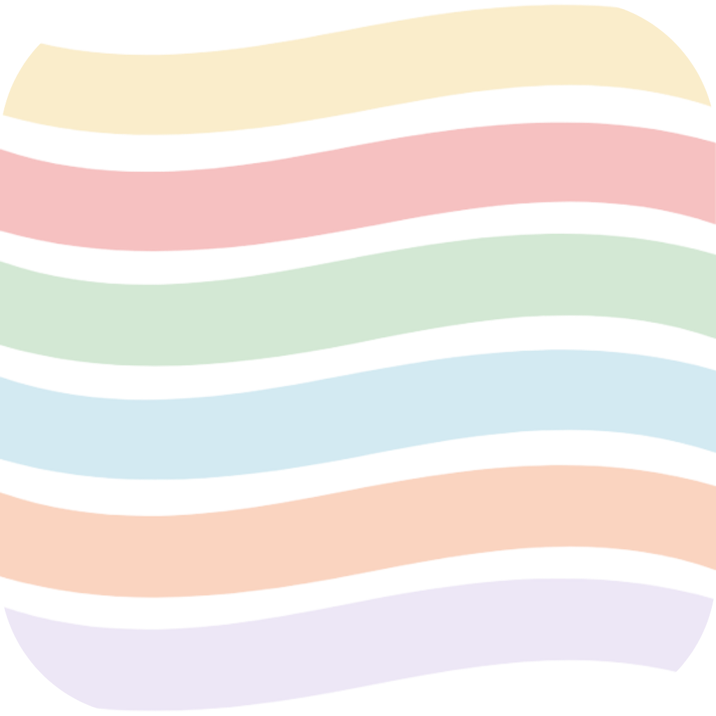 Logo de Ciel Collot-Lesprit, facilitatrice émotionnelle – six vagues pastel symbolisant l’harmonie des émotions, la diversité et la reconnexion à soi. Marque Cielemotionnel, basée en Pays de Retz.