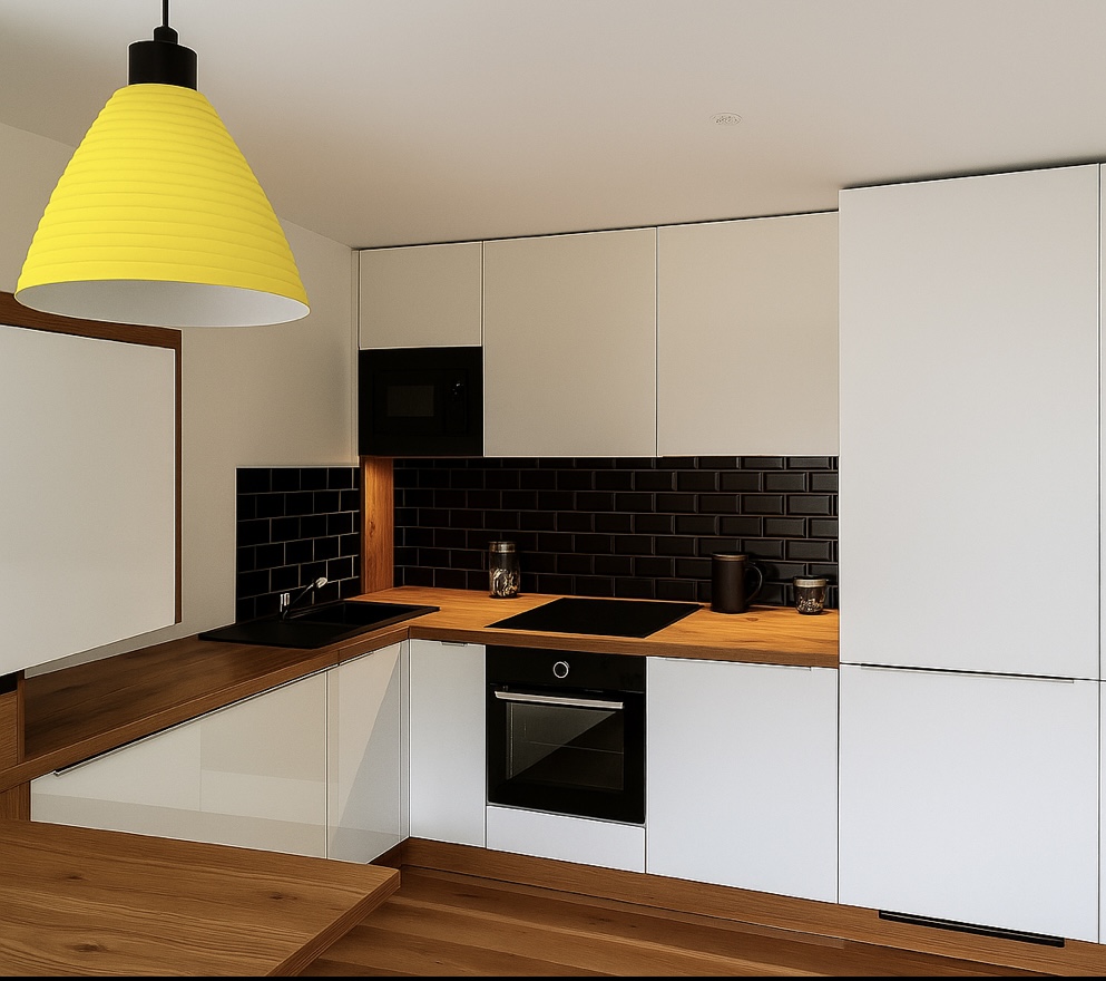 Cuisine toute équipé Airbnb Toulouse
