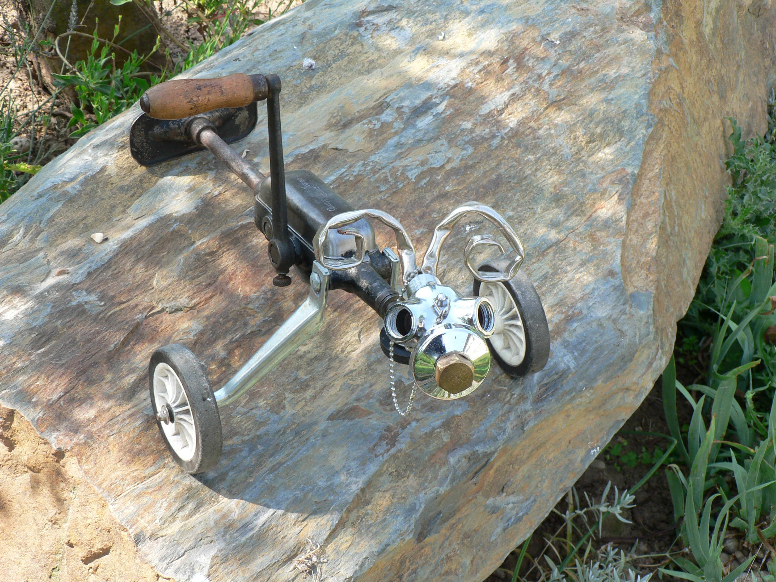 Big Olive Recycl'Art sculpture objet détourné