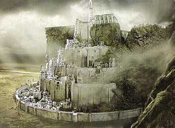 Desktop wallpaper minas tirith the citadel of gondor gondor lord of the rings minas tirith thumbnail